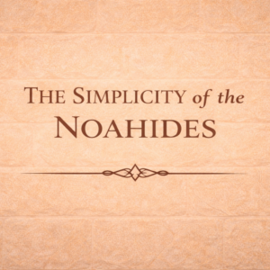 The Simplicity of the Noahides: E-book