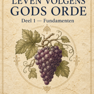 Omslag van Leven volgens Gods Orde – Deel 1: Fundamenten, cursus voor Noachieten